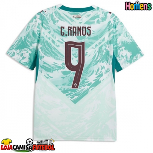 Camisa de Futebol Portugal Goncalo Ramos #9 Equipamento Secundário Mundo 2026 Manga Curta